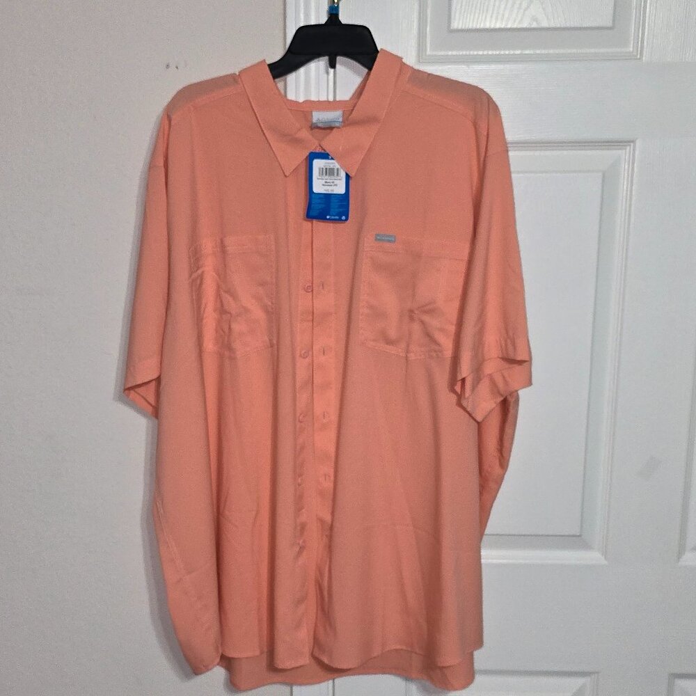NWT Men's Columbia Button Down Shirt Size 4X